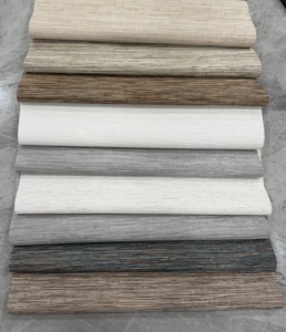 Stores romains modernes à texture imitation lin, stores romains en tissu tissé couleur neutre pour la décoration des fenêtres de la maison et des hôtels - Product Image 1