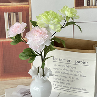 NINI Factory Hoogwaardige Real Touch Zijden Pioenrozen Kunstbloemen voor Bruiloftdecoratie en Valentijnsdag Bloemstukken