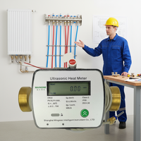 Compteur de chaleur ultrasonique MAINONE DN40 avec M-bus/RS485/LORAWAN/4G/NB-IoT, compteur BTU adapté à la mesure de la chaleur
