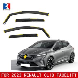 Déflecteurs de vent pour fenêtres, pare-pluie intégrés pour CLIO V 2019 LUTECIA MITSUBISHI COLT 2023, visières de fenêtre intégrées - Product Image 2