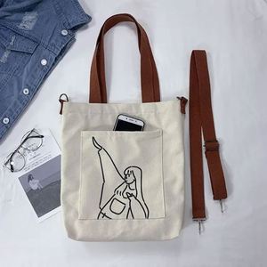 Bolsa de Lona de Algodón Económica en Promoción, con Logotipo Personalizado, Bolsas de Compras y Mensajería - Product Image 2