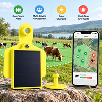 Traceur GPS en gros pour animaux avec recharge solaire et protection IP67 |   Localisation en temps réel via application |   Géorepérage pour le bétail