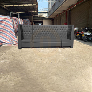 Sedia Circolare a U in Pelle <span class=keywords><strong>Vintage</strong></span> Personalizzata con Lavorazione Trapuntata per Night Club, Lounge Hookah e <span class=keywords><strong>Bar</strong></span> BT221 - Product Image 4