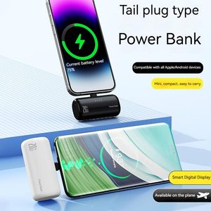 Bán buôn tùy chỉnh 2 trong 1 5000mAh Viên nang nhỏ với hai giao diện PD 20 Wát sạc nhanh ngân hàng điện cầm tay - Product Image 5