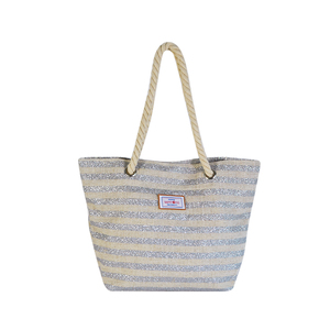 Sac fourre-tout en toile de coton personnalisé grand format avec poignée en corde pour femme, idéal pour l'été, les sorties en plein air et la plage - Product Image 4