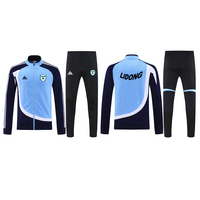 Venta al por mayor de chaquetas de fútbol de alta calidad Chaquetas deportivas de manga larga chándales de fútbol personalizados chándales de fútbol