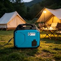 2KW 12V 24V Batterieladegenerator Elektrischer Auto-Seilzugstart Tragbarer Benzingenerator