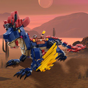Goldmoc <span class=keywords><strong>Ark</strong></span> Survival Evolved videojuego juguetes para niños bloques de construcción de bloques de juguete Rock Drake camaleón - Product Image 2