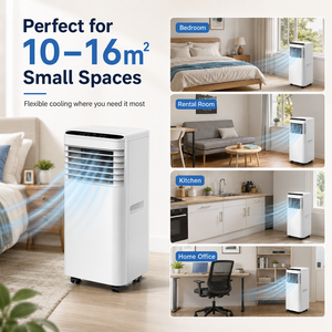 <span class=keywords><strong>Aire</strong></span> <span class=keywords><strong>Acondicionado</strong></span> Portátil <span class=keywords><strong>de</strong></span> 7000 BTU para el Hogar y Habitaciones Pequeñas |   Unidad <span class=keywords><strong>de</strong></span> <span class=keywords><strong>Aire</strong></span> <span class=keywords><strong>Acondicionado</strong></span> Portátil con Manguera <span class=keywords><strong>de</strong></span> Refrigeración y Extracción - Product Image 2