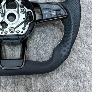 Volant sport en cuir perforé complet pour <span class=keywords><strong>Audi</strong></span> A3 8V A4 A5 A6 C6 A7 A8 C7 C8 A8 S3 <span class=keywords><strong>S4</strong></span> S5 S6 B8 Rs3 Rs5 Rs6 - Product Image 6