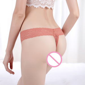 Tanga Sexy in Pizzo Rosso e Blu Misto, Perizoma per Donne - Product Image 3