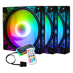 Lovingcool Factory New Style Gaming PC-Lüfter <span class=keywords><strong>RGB</strong></span>-Luft-<span class=keywords><strong>CPU</strong></span>-Kühler 120mm 5V ARGB Computer PC-Lüfter-Kit Unterstützung <span class=keywords><strong>SYNC</strong></span> - Product Image 1