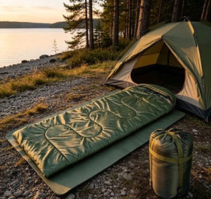 Saco de Dormir Tipo Momia de Camuflaje, Plegable, para las 4 Estaciones, Resistente al Viento y a la Lluvia, Cómodo, Táctico, para Exteriores, Senderismo, Camping, Unisex - Product Image 3