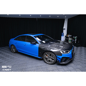 <span class=keywords><strong>S4</strong></span>รถ Audi ใหม่ A4 B10 <span class=keywords><strong>2020</strong></span> + กระโปรงข้างจริงชุดบอดี้กันชนคาร์บอนไฟเบอร์สไตล์สปอร์ต cmst แบบ BOLT-ON - Product Image 5