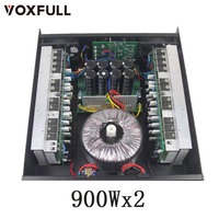 Voxfull 3U ev/profesyonel 5.1 Metal kanal alıcıları ve amplifikatörler 100W + 100W Hifi sınıf H ses güç amplifikatörü