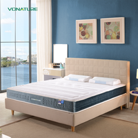 Matelas POE Vonature le plus vendu avec housse rafraîchissante amovible, écologique et recyclable, respectueux de la peau, pour la maison et la chambre, OEM ODM