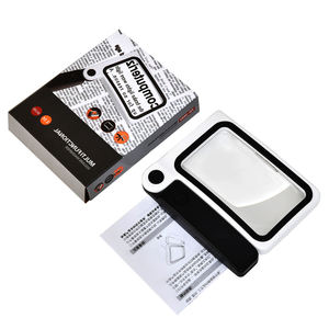 3.5X 16 lumières LED poignée pliante carrée <span class=keywords><strong>loupe</strong></span> de bureau <span class=keywords><strong>pour</strong></span> bijoux passe-temps et <span class=keywords><strong>soudure</strong></span> - Product Image 6