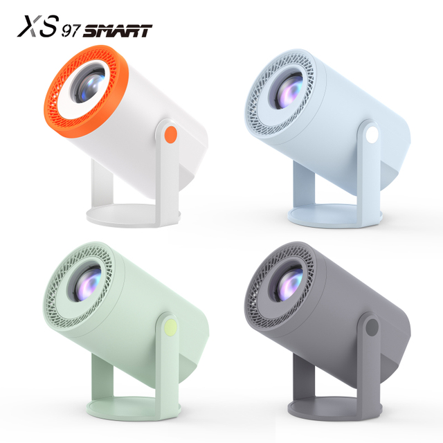 Stable Performance XS97 SMART TURN1 Projector 1+8G Android 14 200 ANSI Lumens WiFi6 BT5.2 8K Support Portable China Supply