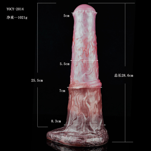 YOCY-consolador <span class=keywords><strong>de</strong></span> <span class=keywords><strong>caballo</strong></span> realista XXL para hombres y mujeres, pene <span class=keywords><strong>de</strong></span> Animal <span class=keywords><strong>de</strong></span> fantasía <span class=keywords><strong>de</strong></span> silicona con ventosa, sexo Anal para adultos, masturbador Anal grueso <span class=keywords><strong>de</strong></span> 8cm - Product Image 6