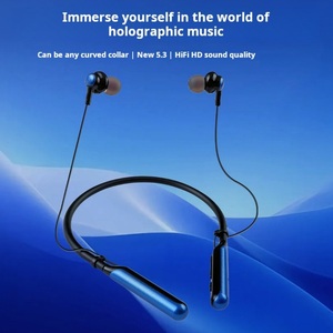 Campione gratuito NEEXXT X72 impermeabile Bt fascia da collo Stereo cuffie senza fili con catena per il collo auricolare senza fili HI <span class=keywords><strong>FI</strong></span> - Product Image 6