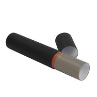 Boîte cylindrique mince en papier personnalisée pour emballage de pastilles, avec pelliculage mat, pour emballage cadeau (vente en gros)