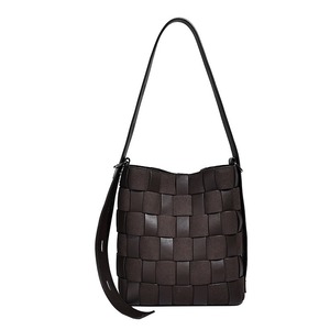 Bolso Tote Casual de Cuero PU Genuino para Mujer, Hecho a Mano, con Correa Cruzada, Gran Capacidad, Impermeable, Diseño Personalizado de Fábrica - Product Image 3