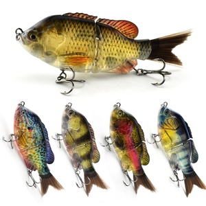 Bluegill yüzen yem balıkçılık Lures 125 mm 33.8g Sunfish yapay sert yem krank bas yem