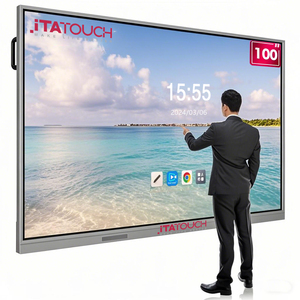 Tableau interactif intelligent Hiseeview K12, plusieurs tailles de 55 à 110 pouces, Android 14 16 MTK9679 DLED, tableau intelligent pour salle de classe scolaire - Product Image 1