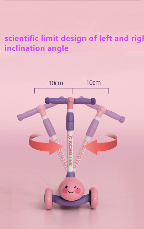 Kids 3 Wheel Scooty With Lights And Music - Hsu
