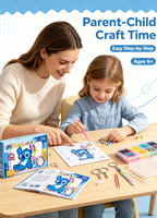 Kit de perles thermocollantes 2,6 mm, 7000 pièces, ensemble de perles à repasser DIY avec gabarit, accessoires pour tableau à picots, jouet artisanal fait main pour enfants