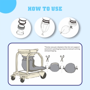 Industrial PE Vacuum <b>Cleaner</b> <b>Bags</b> Dust Collector Folding <b>Bags</b> Large Capacity Dust-proof Dust Collector Plastic <b>Bags</b> - Product Image 5