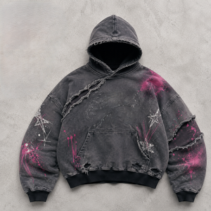 mens <b>hoodie</b> <b>fleece</b> <b>hoodie</b> <b>oversized</b> <b>hoodie</b> wholesale <b>hoodie</b> for US boutique retailers with private label - Product Image 3