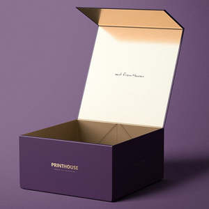 Custom Logo Empty Top Grade Magnetic Front Shipping Shoe Drop Mailer <b>Box</b> with Recycled <b>Materials</b> Corrugated Board <b>Box</b> <b>Storage</b> - Product Image 1