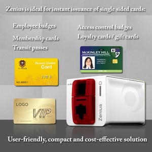 Imprimante de cartes <span class=keywords><strong>Evolis</strong></span> <span class=keywords><strong>zenius</strong></span> à usage recto <span class=keywords><strong>ruban</strong></span> couleur R5F008S140 - Product Image 6