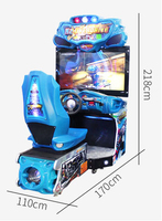Dernier modèle de borne d'arcade de course automobile Outrun, simulateur de conduite à monnayeur