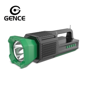 GENCE ZQS1353 2026 Nuevo Altavoz Solar para Exteriores 5.0 con Linterna LED RGB, Carcasa de Plástico, Salida de 8W - Product Image 1