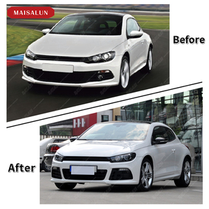 Bộ body kit kiểu <span class=keywords><strong>R</strong></span> giá xuất xưởng dành cho Volkswagen VW Scirocco 2009, cản trước sau, ốp sườn xe - Product Image 6