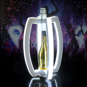 <b>Led</b> Illuminated Wine Stand Champagne Holder Bar Ktv Display Rack With <b>Lighted</b> Base For Champagne Bottle - Product Image 3