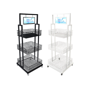 Moderne Stijl Commerciële Mobiele Plank Facia Cosmetica Display Stand Boetiekplank Supermarkt Display Snack Promotie - Product Image 1