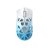 Souris de jeu sans fil rechargeable PAW3950 Max 30000 DPI en alliage de magnésium 2.4Ghz+BT+type C personnalisée