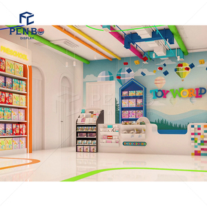Trẻ em hiện đại cửa hàng phụ kiện với Modular Kệ tường và hợp thời trang tủ trưng bày cho đồ chơi các nhà bán lẻ đồ chơi cửa hàng đồ đạc - Product Image 5