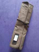 Sac de transport pour couteaux de chef en toile cirée résistante, sac de rangement de cuisine durable pour pique-nique et voyage