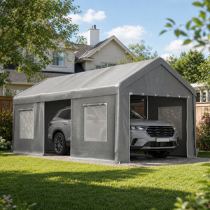 Waterproof Outdoor <b>Tent</b> with UV Protection and Tear-Resistant PE Fabric Rectangular Shelter for <b>Garden</b> Use - Product Image 2