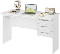 Bureau de style moderne minimaliste, best-seller, avec tiroirs de rangement, adapté aux bureaux, aux salles d'étude ou aux chambres d'enfants