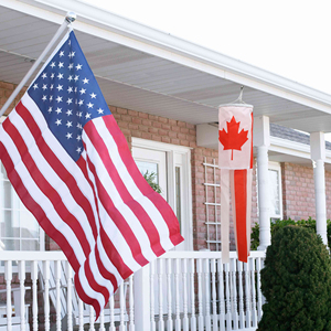 Custom Polyester Canada <b>Flag</b> WindSock Digital Printed Flying Wind Socks for Yard Garden Porch - Product Image 3