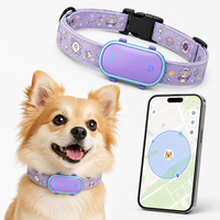Qcool Pet Route History Navigation AGPS Beidou Glonass LBS dengan Jaringan 4G Pelacak GPS Tahan Air IP67 untuk Kucing & Anjing