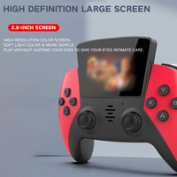 Consola de Juegos D6 de Alta Calidad con 10 Emuladores Integrados de 16 Bits, Controlador Nostalgia, Puede Jugar Más de 1000 Juegos