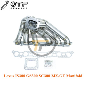 Tubo di scarico OTP per collettore 2jzge T4 Lexus <span class=keywords><strong>IS300</strong></span> GS300 SC300 2JZ-GE 3mm SUS304 - Product Image 2