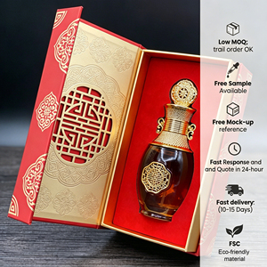 Luxury Custom UV Printing Logo Eco Friendly Perfume Fragrance Packaging Black Paper Gift Box - Product Image 2