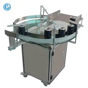 Huanlian Filling Production Line Jar Capping Sticker Adhesive Pet Bottle Oil Water Labeling Machine For Water Bottles